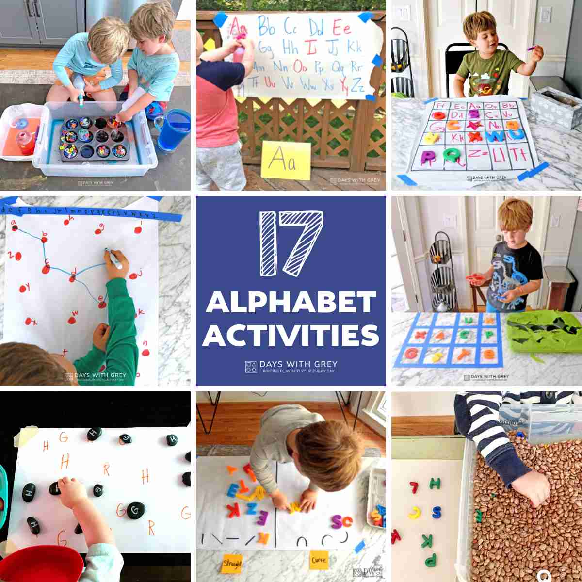 Preschool Alphabet Letters To Print - Letter A Activities - Free Template Download