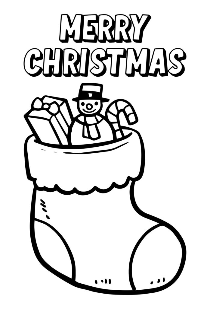 Preschool Christmas Coloring To Print Preschool Christmas Coloring To Print