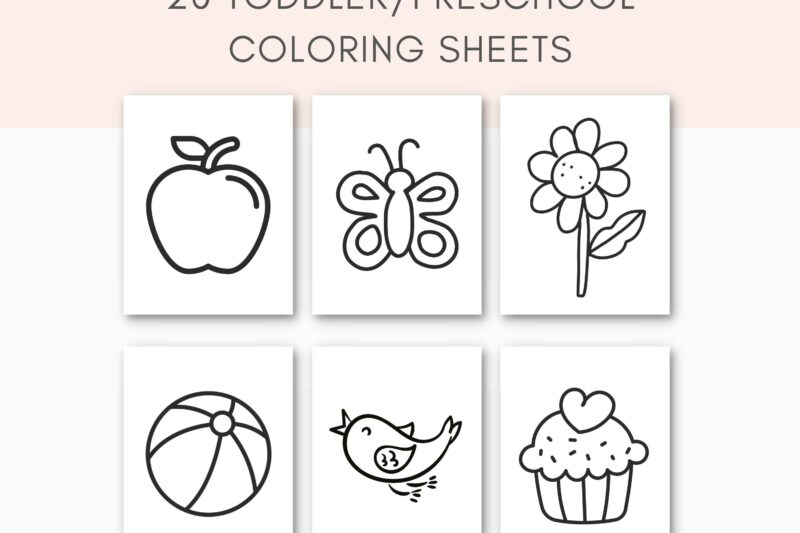 Preschool Coloring Pages Free Printable