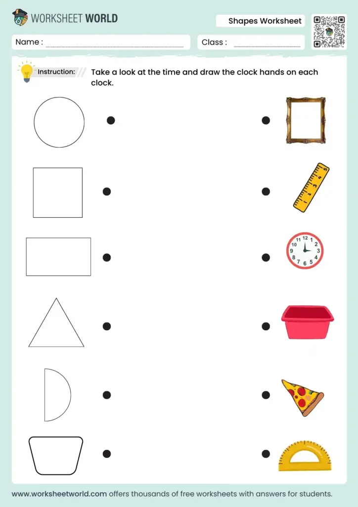 Engaging preschool shapes worksheets for kindergarten with various shape activities