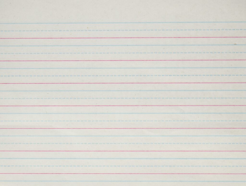 Primary Printing Paper With Lines – Dotted Midline Printable primary printing paper with lines and dotted midline for handwriting practice