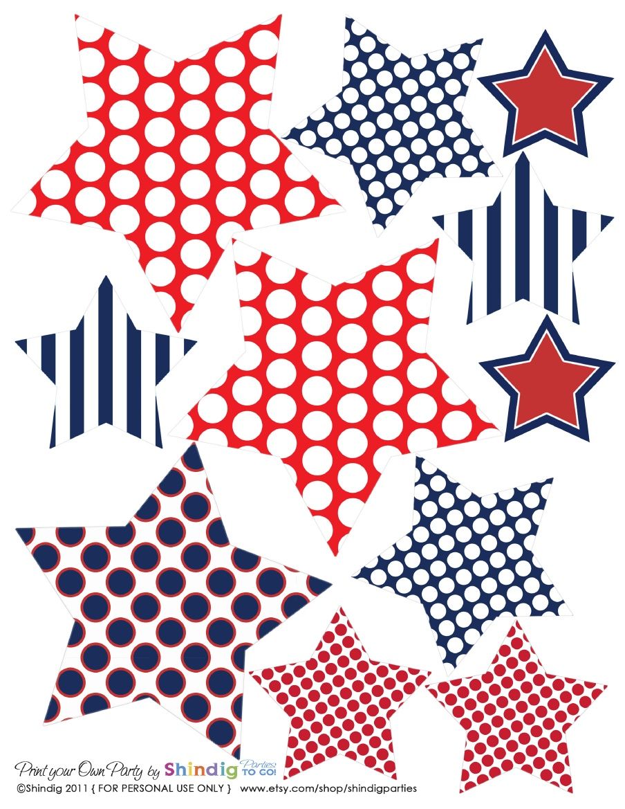 Printable 4Th Of July Decorations