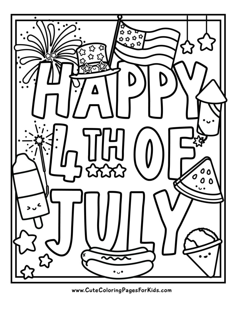 Printable 4th Of July Pictures – 4th Of July Printable Coloring Pages – King Printables Printable 4th Of July Pictures - 4th Of July Printable Coloring Pages - King Printables