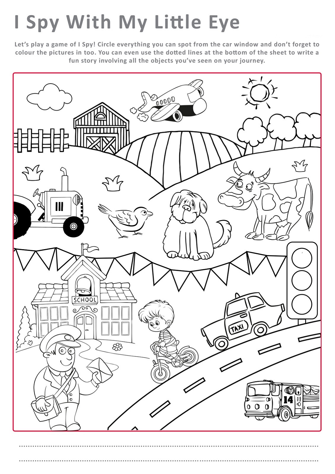Fun Free Printable Activity Pages for Kids! - Printables for Everyone