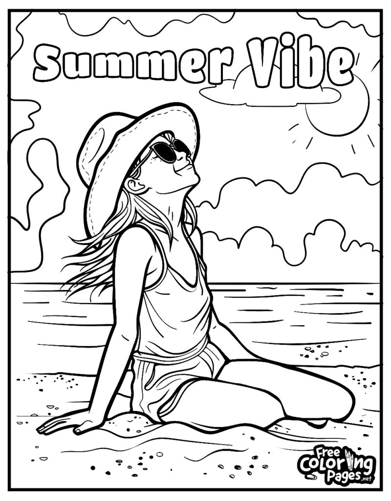 Printable Adult Coloring Pages Summer [2025]