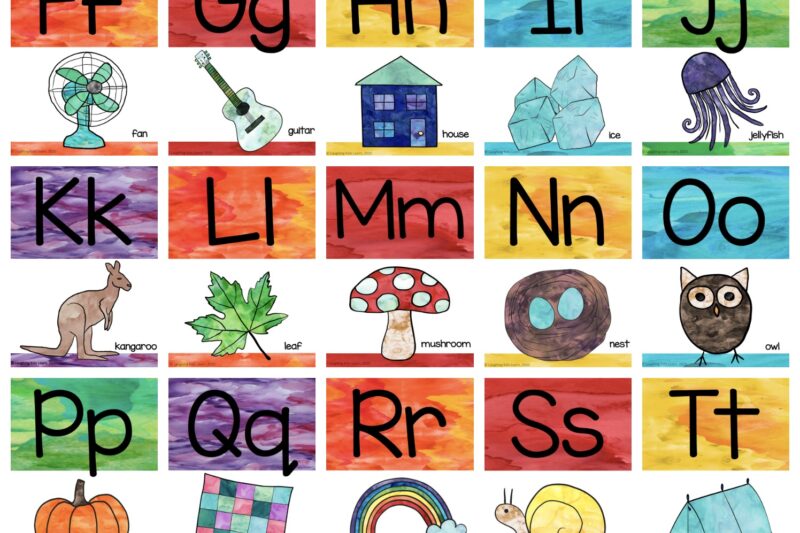 Printable Alphabet Letters With Pictures