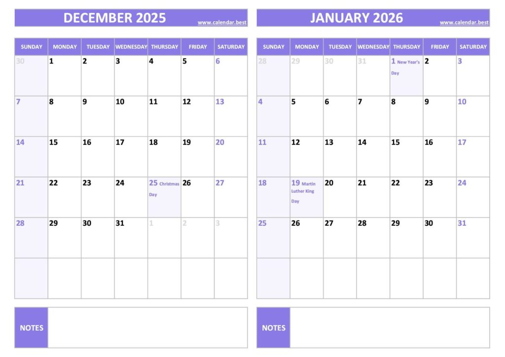 Printable Calendar December 2025 January 2026 – Printable December 2025 and January 2026 Calendar – Free PDF & JPG … Printable Calendar December 2025 January 2026 - Printable December 2025 and January 2026 Calendar - Free PDF & JPG ...