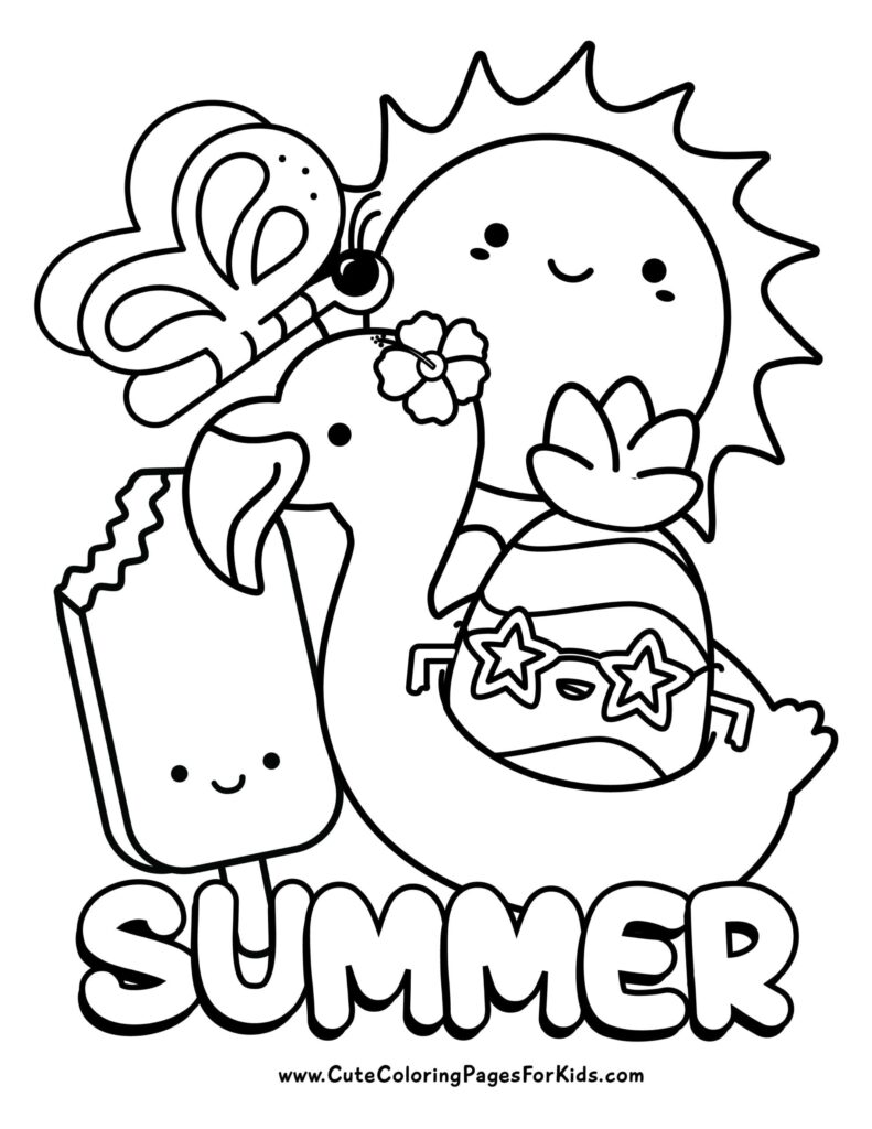 Printable Coloring Pages Archives - Cute Coloring Pages For Kids