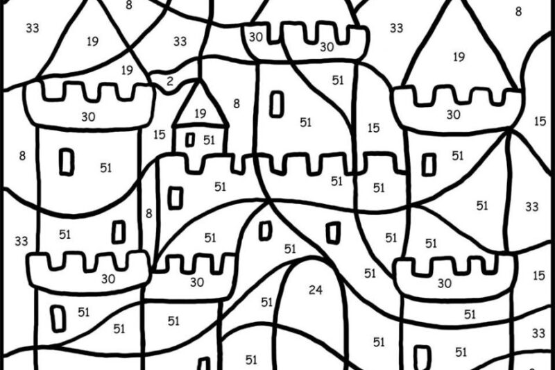 Printable Coloring Pages Color By Number
