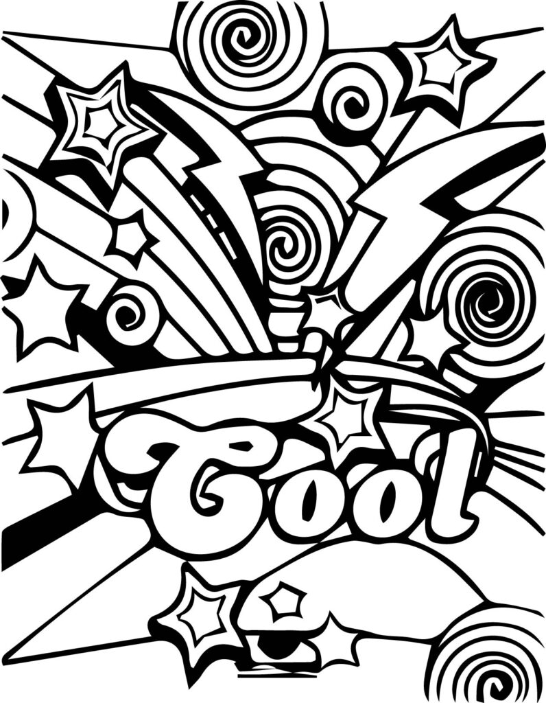 Printable Coloring Pages For Teenagers