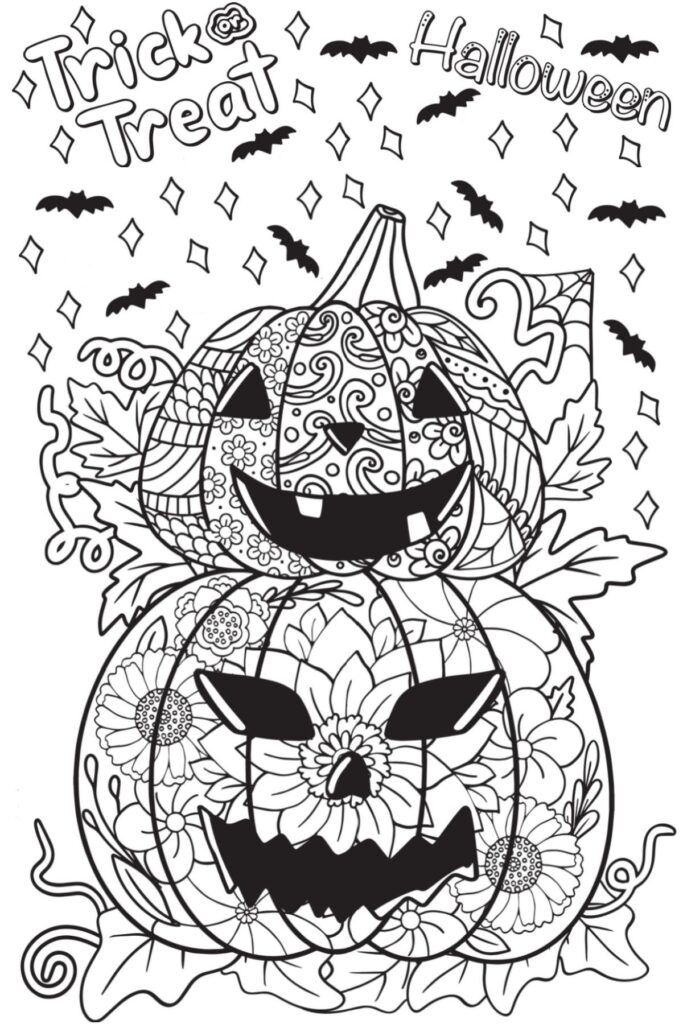 Printable Coloring Pages Halloween [2025]