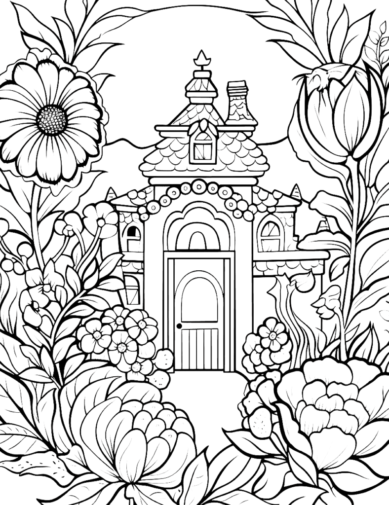 Printable Easy Adult Coloring Pages [2025]