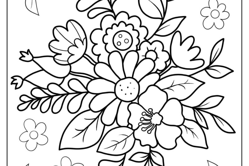 Printable Easy Coloring Pages For Adults