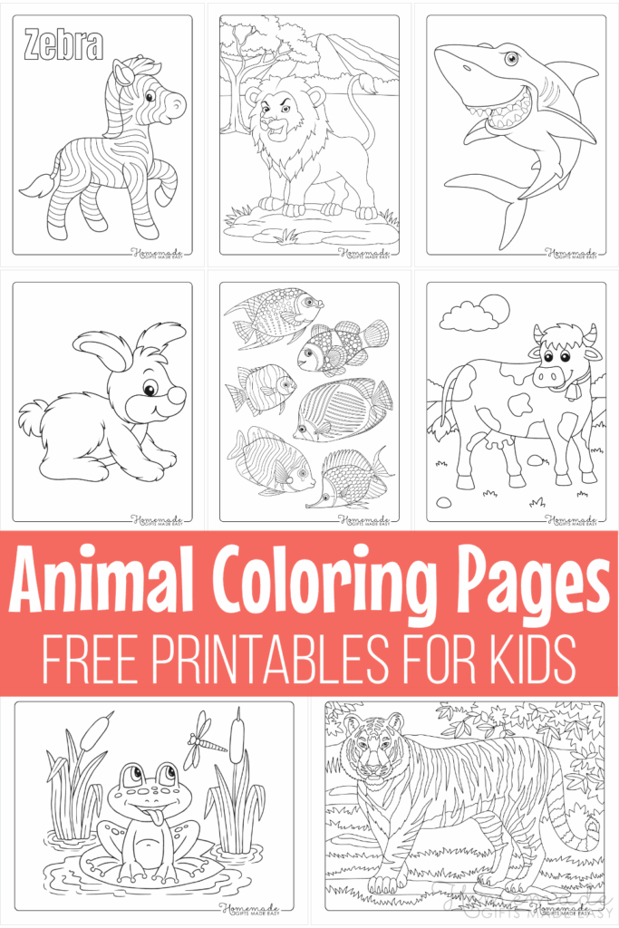 Printable Free Printable Animal Coloring Pages for Kids Printable Free Printable Animal Coloring Pages for Kids