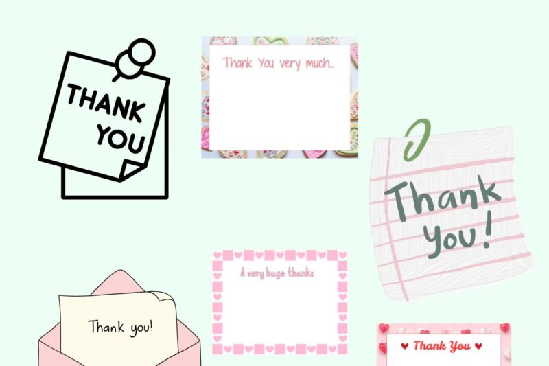 Printable Free Thank You Notes