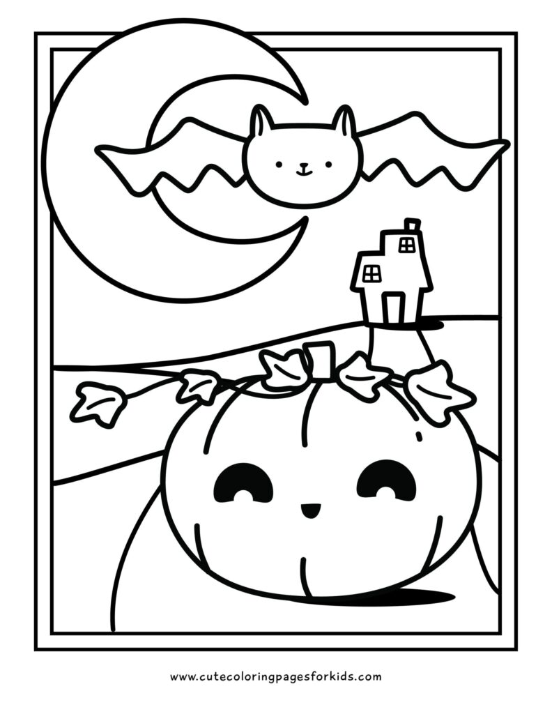 Printable Halloween Color Pages For Kids