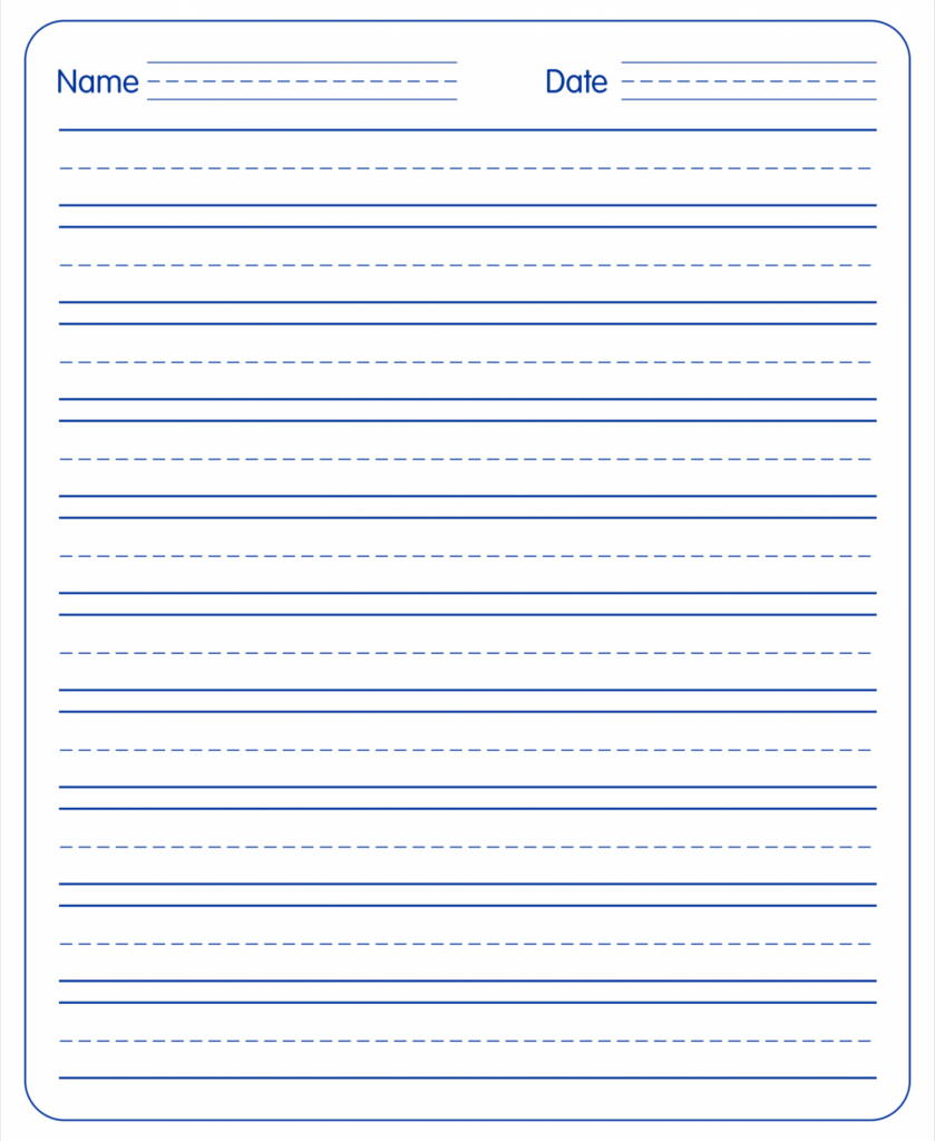 Printable Handwriting Paper: Improve Your Handwriting Skills | All FREE ...
