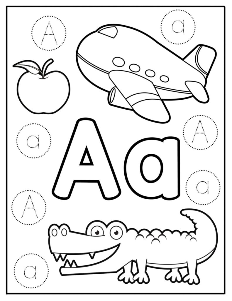 Printable Letter A Worksheets Free [PDF] Download