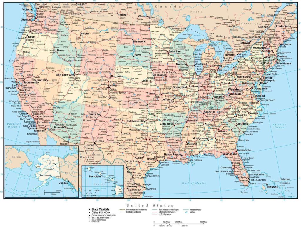 Printable Map United States Major Cities – United States Map With Major Cities Printable Printable Map United States Major Cities - United States Map With Major Cities Printable