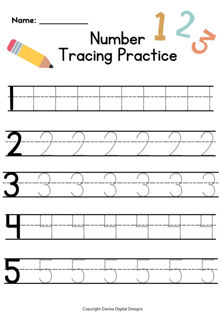 Printable Number Tracing Worksheet 1-10 Pdf L Number Practice Sheets … Printable Number Tracing Worksheet 1-10 Pdf L Number Practice Sheets ...
