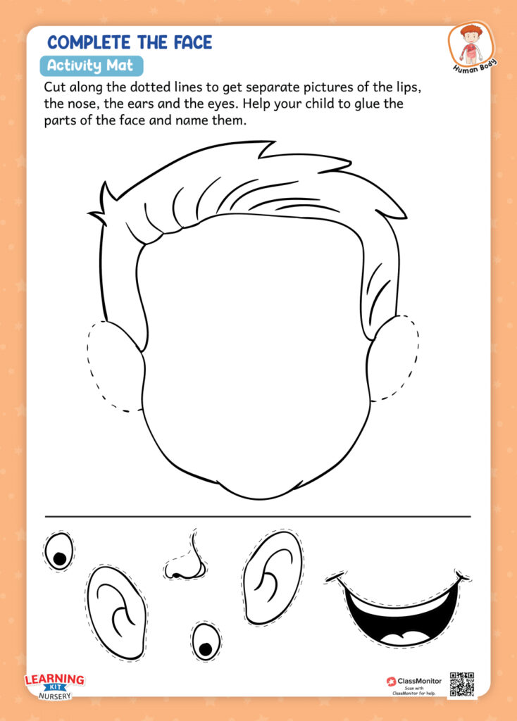 Printable Parts of the Face Cut and Paste | All FREE Printables Printable Parts of the Face Cut and Paste | All FREE Printables