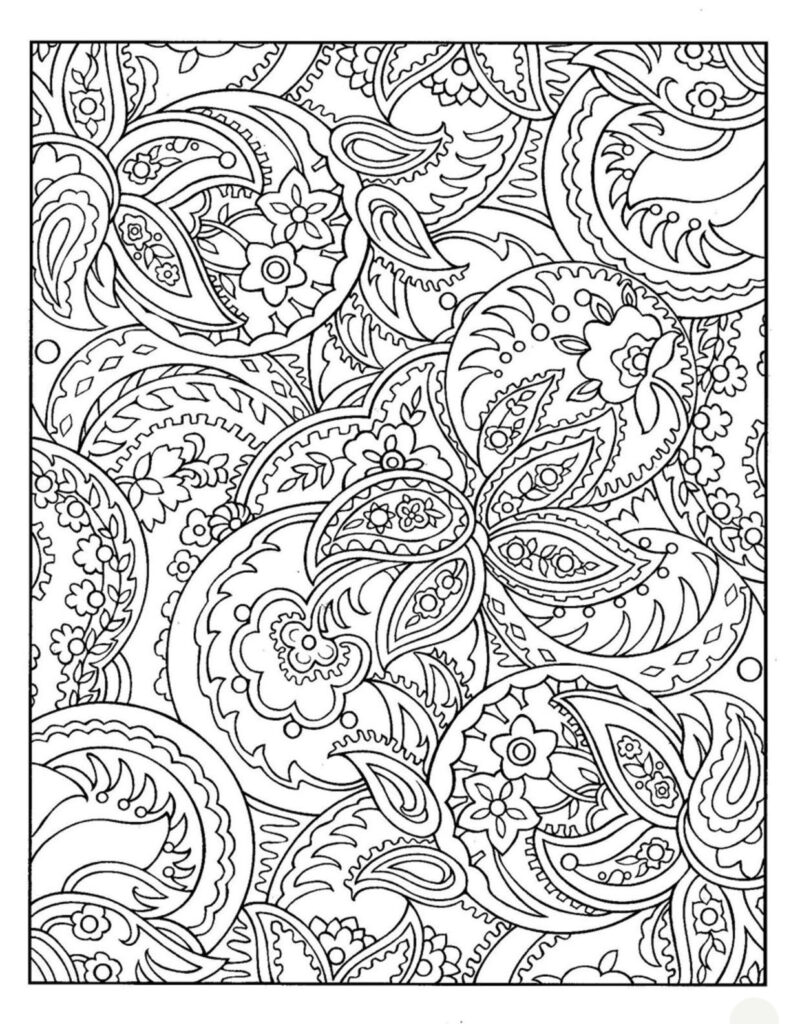 Printable Pattern Coloring Pages - King Printables
