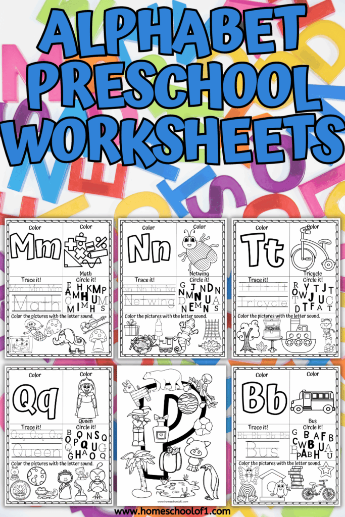 Printable Preschool Alphabet Worksheets Printable Preschool Alphabet Worksheets