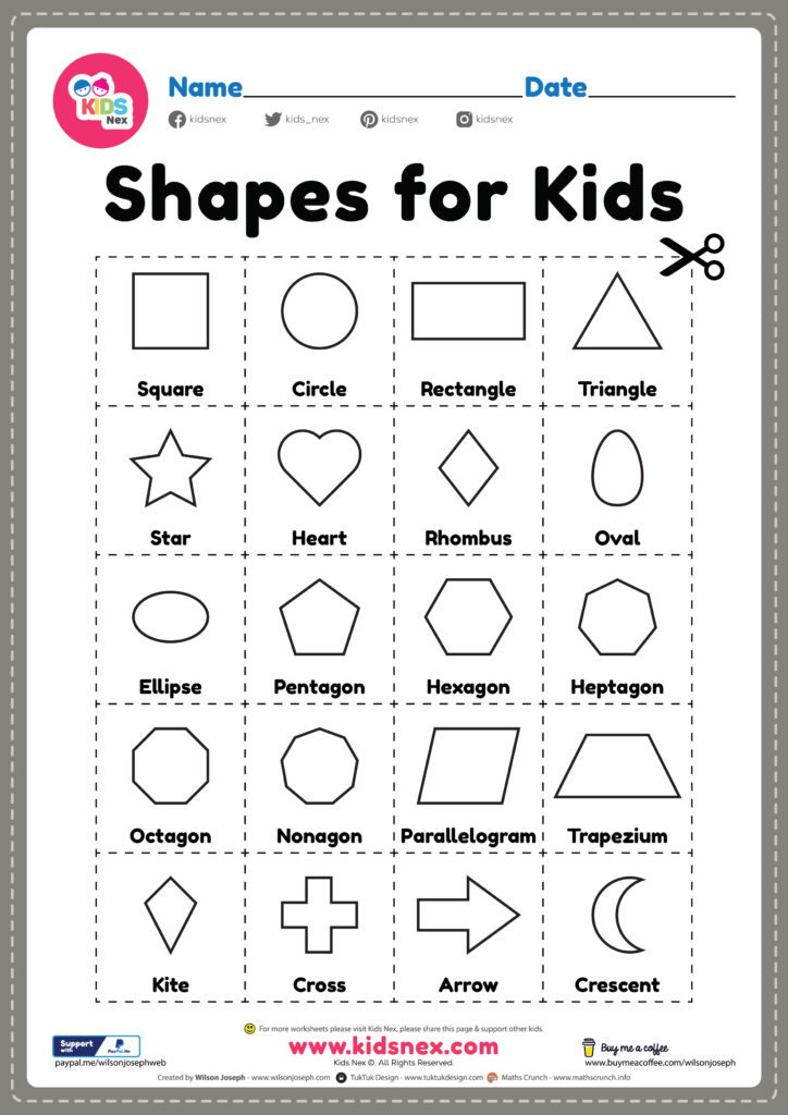 Printable Shapes To Cut Out