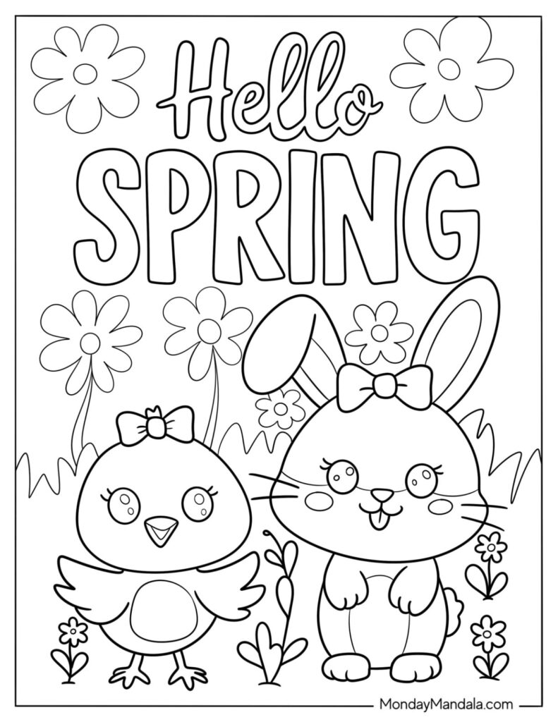 Printable Spring Coloring Pages Free – 35 Free Printable Spring Coloring Pages Printable Spring Coloring Pages Free - 35 Free Printable Spring Coloring Pages