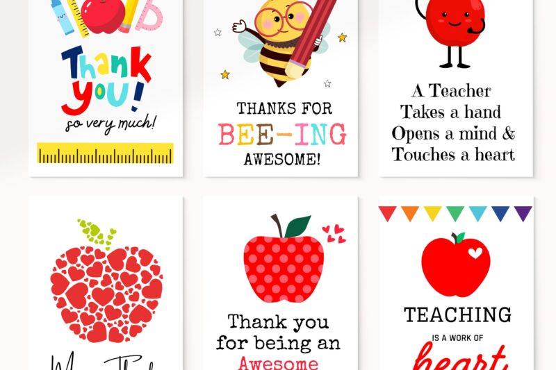 Printable Thank You Note For Teacher
