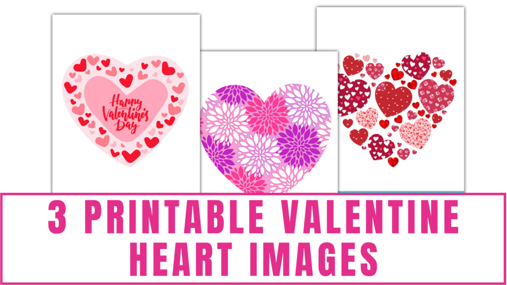 Printable Valentine Heart Images (Free Downloads) Printable Valentine Heart Images (Free Downloads)