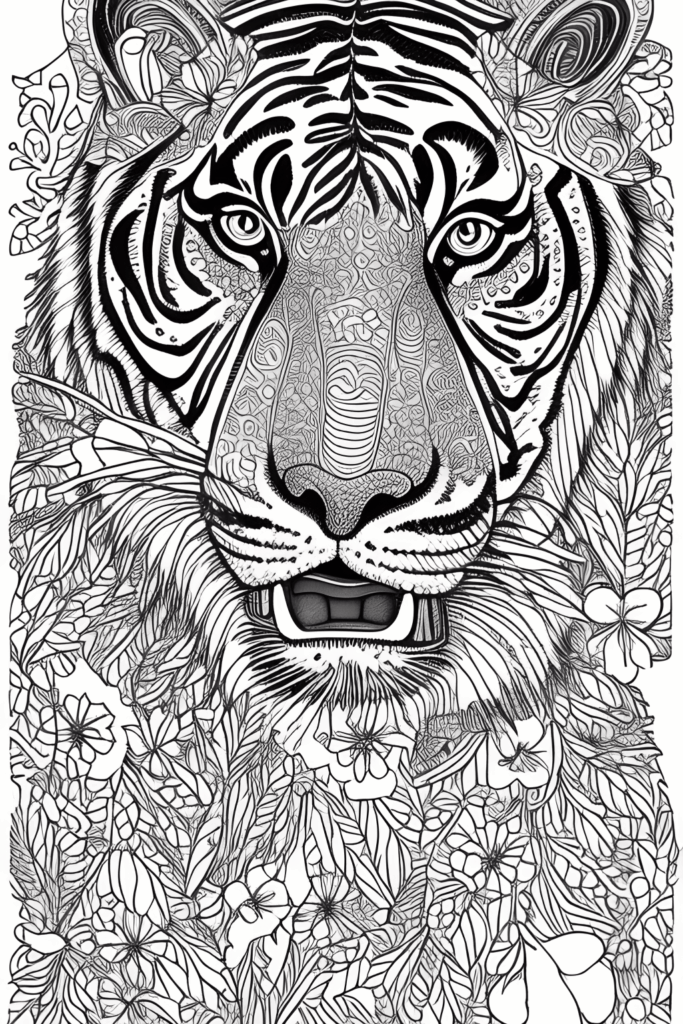 Scary Coloring Pages Detailed Coloring Sheet