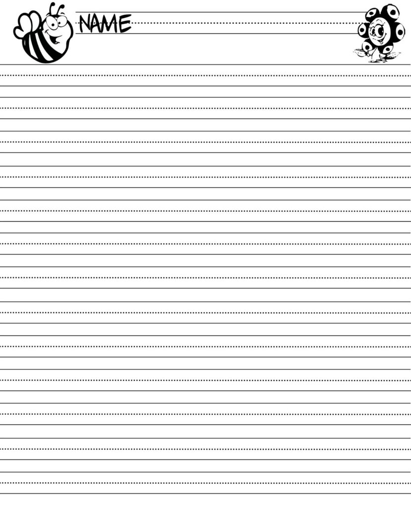 Second Grade Handwriting Paper