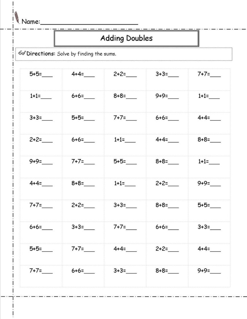 Second Grade Math Worksheets - Free Printable Worksheet