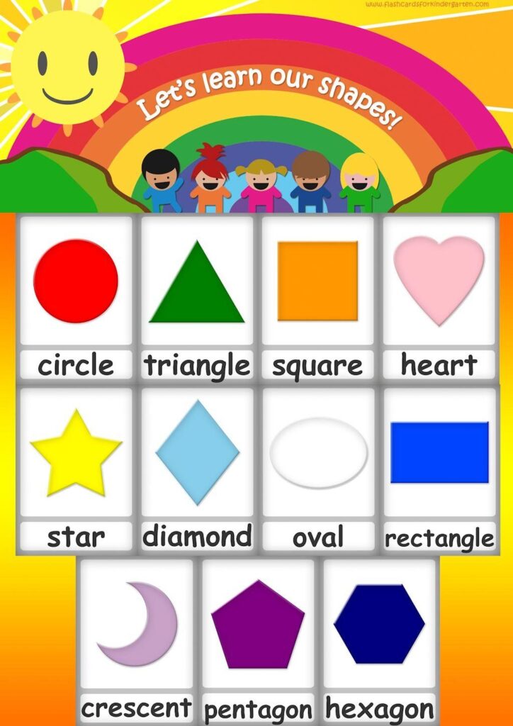 Shape Flashcards - Teach Shapes - FREE Printable Flashcards & Posters ...