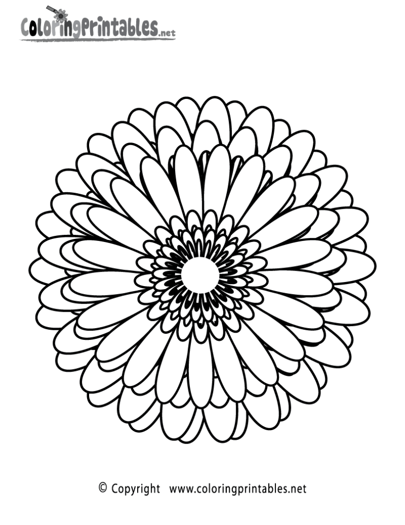 Simple Coloring Pages For Adults