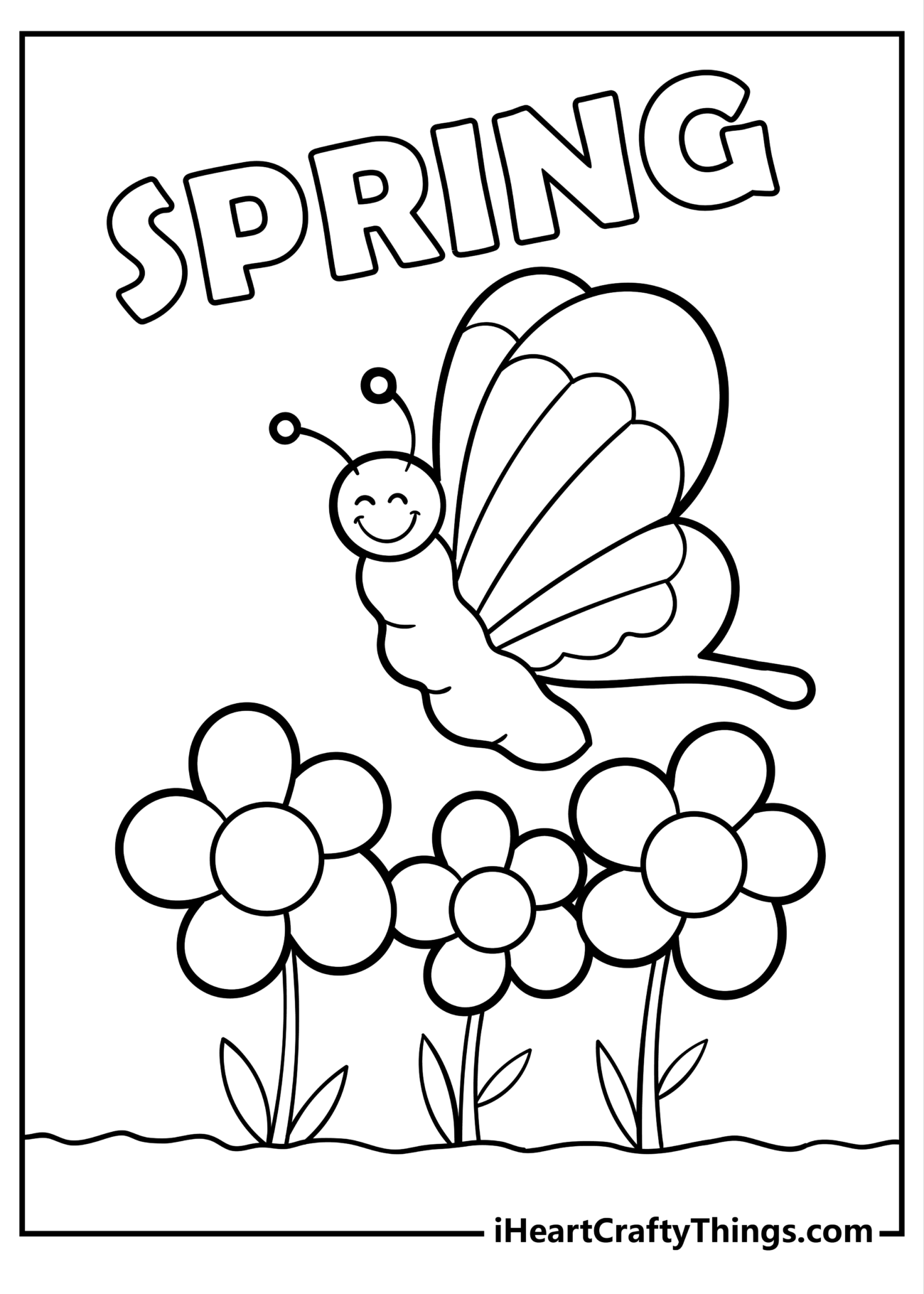 Spring Coloring Pages For Toddlers - Spring Coloring Page Coloring Page Free Spring Coloring