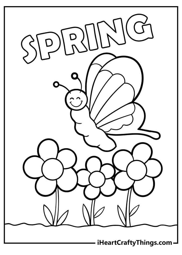 Spring Coloring Pages For Toddlers - Spring Coloring Page Coloring Page Free Spring Coloring