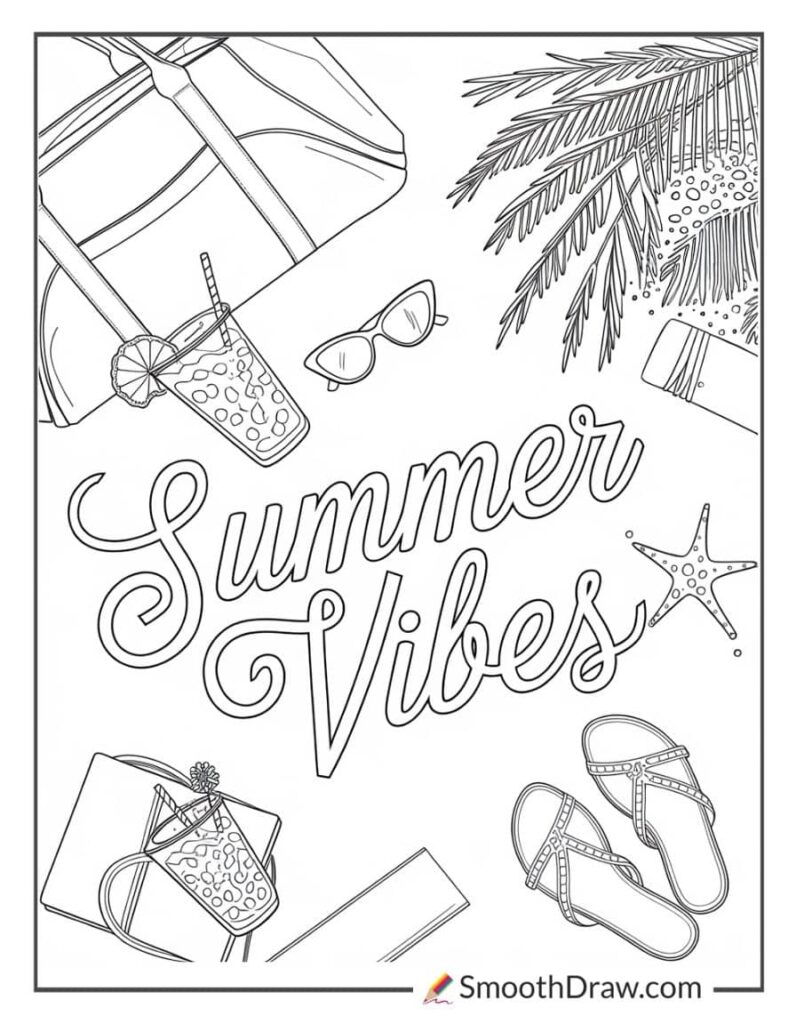 Summer Coloring Pages For Teens - Coloring Pages For Teens Summer [2025]