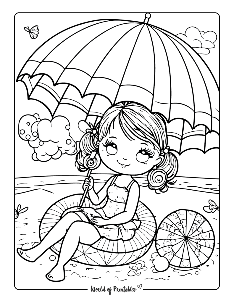 Summer Coloring Pages Printable Pdf - Free Printable