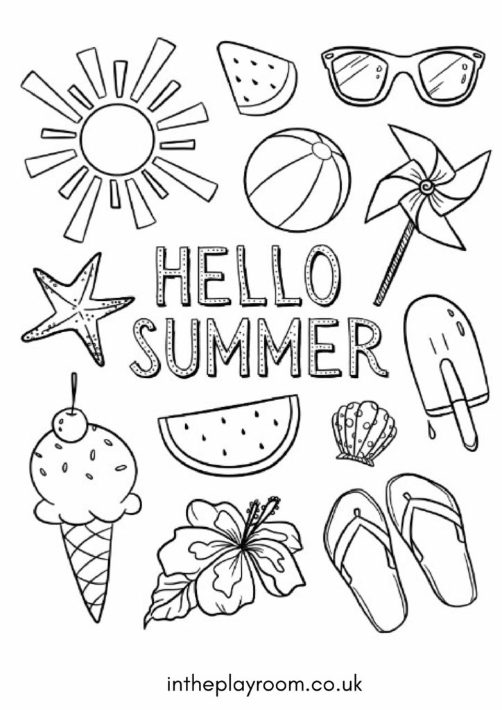 Summer Fun Printable Coloring Pages – 11 Free Printable Summer Coloring Pages For Kids – In The Playroom Summer Fun Printable Coloring Pages - 11 Free Printable Summer Coloring Pages For Kids - In The Playroom