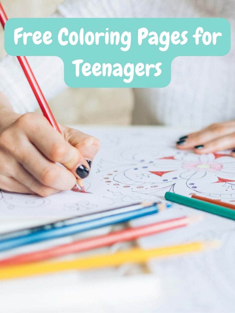 Teenagers Coloring Pages