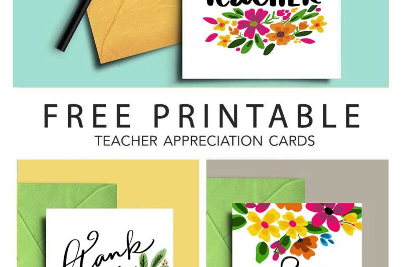 Thank You Teacher Printable Free
