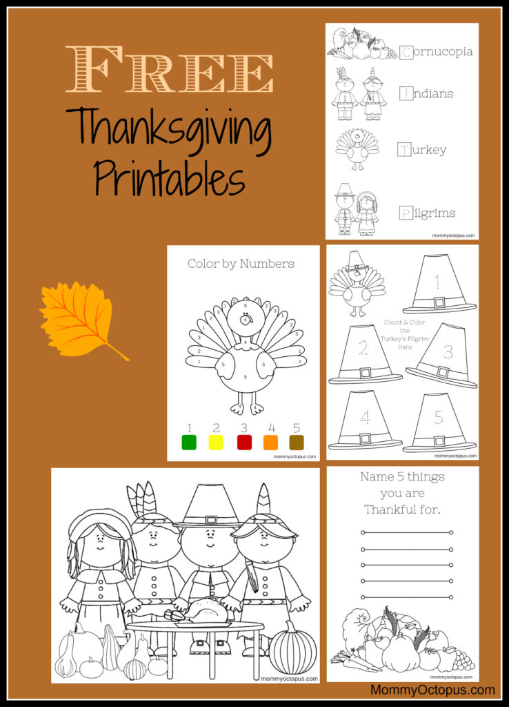 Thanksgiving Activities For Kids Printable Thanksgiving Activities For Kids Printable
