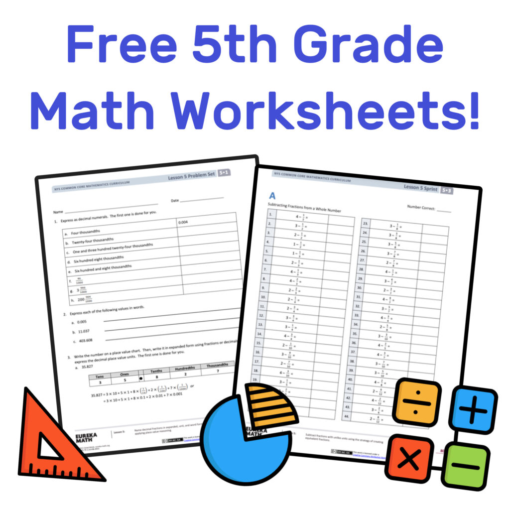 The Best Free 5th Grade Math Resources: Complete List! — Mashup Math ...