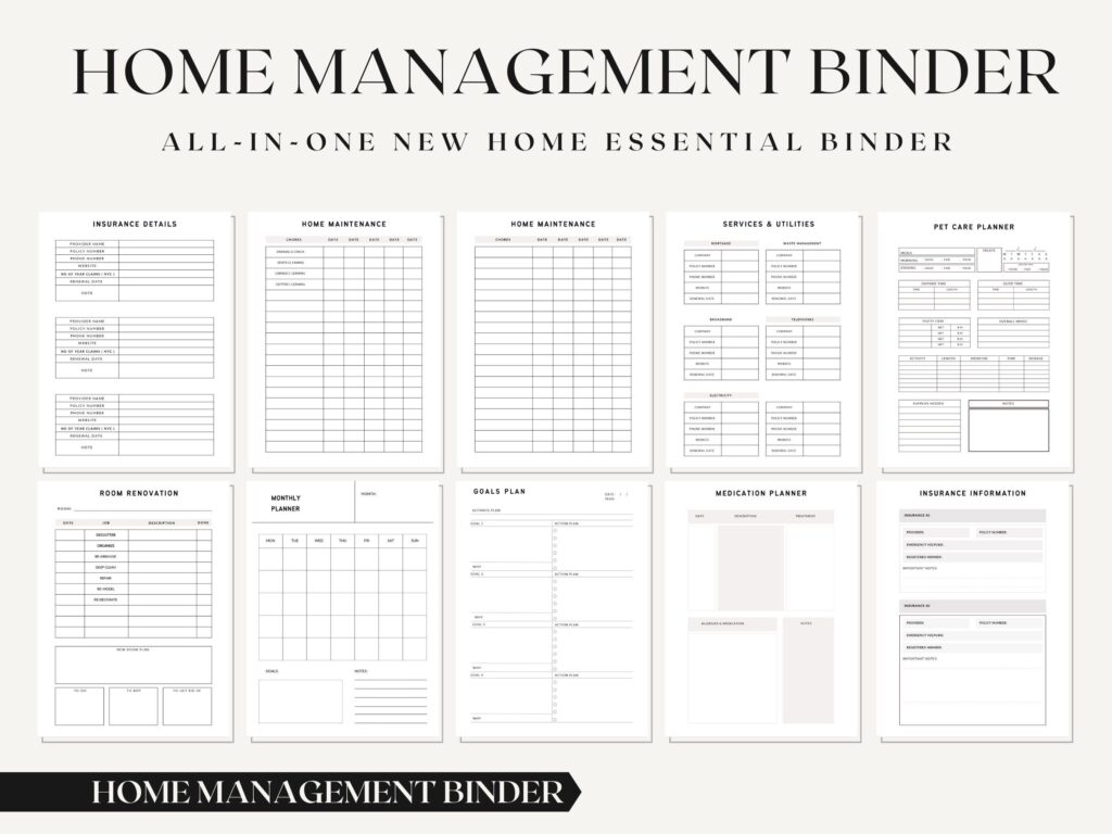 The best home management binder printables free – Artofit The best home management binder printables free – Artofit
