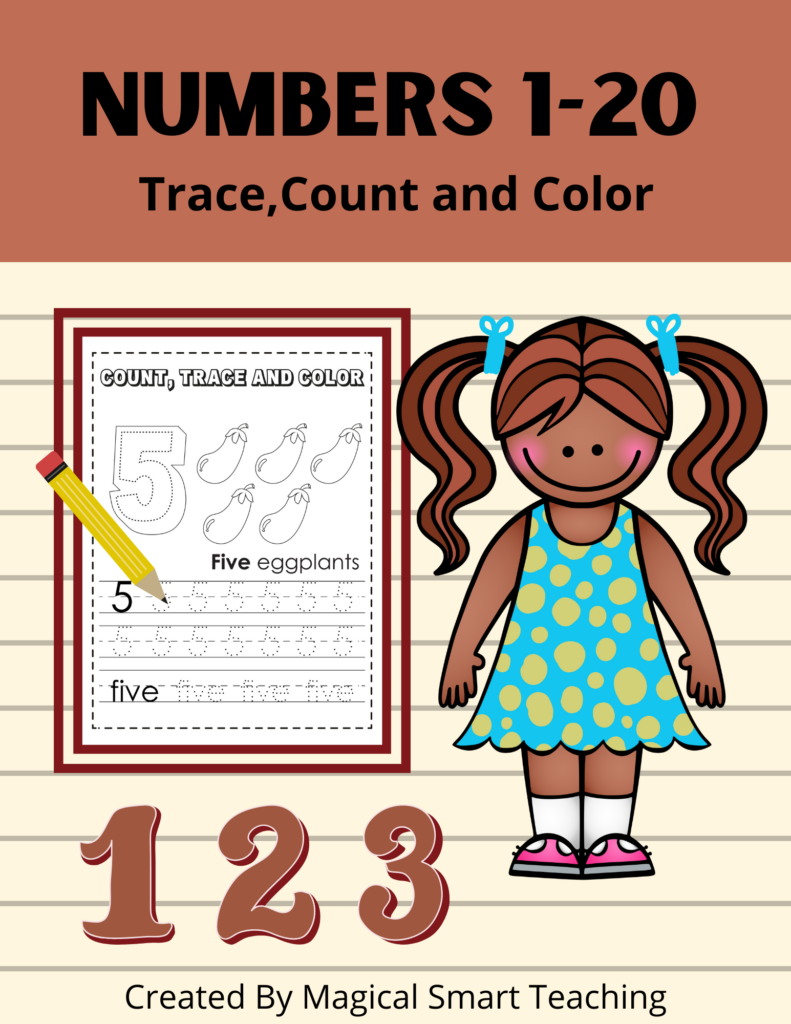 Trace Numbers 1 20 Worksheet - Printable Free Templates