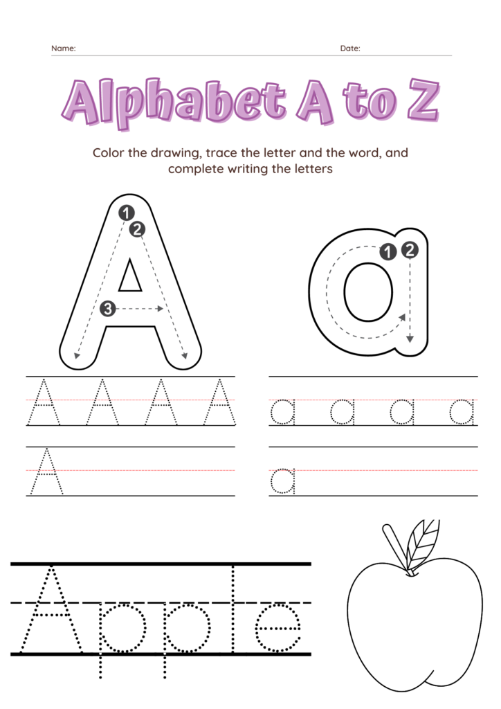 Trace The Letters Worksheet _ Tracing Letters Kindergarten – OVMN