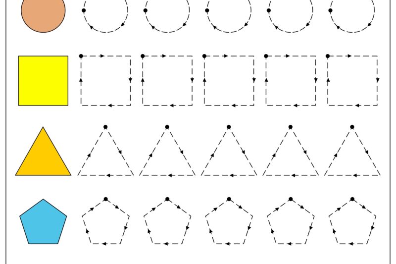Tracing Activities For 3 Year Olds