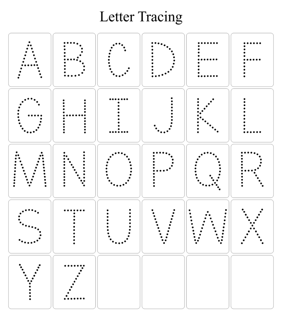 Tracing Letters - 25 Free PDF Printables | Printablee | Worksheet for ...